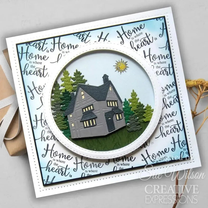 Creative Expressions Craft Dies By Sue Wilson Miniature Village Corner Cottage