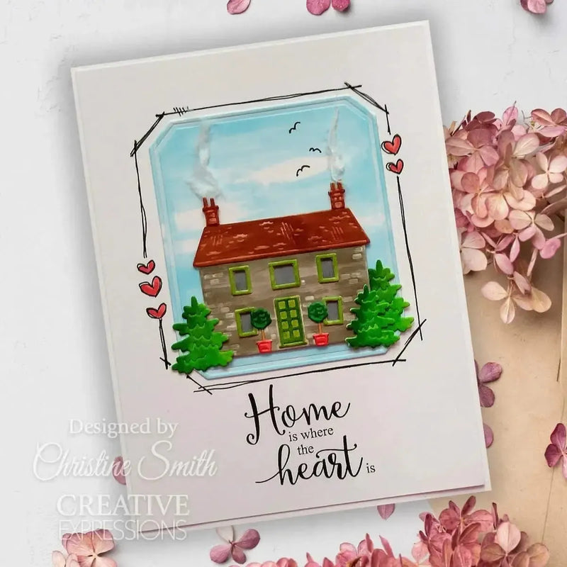 Creative Expressions Craft Dies By Sue Wilson Miniature Village Keepers Cottage