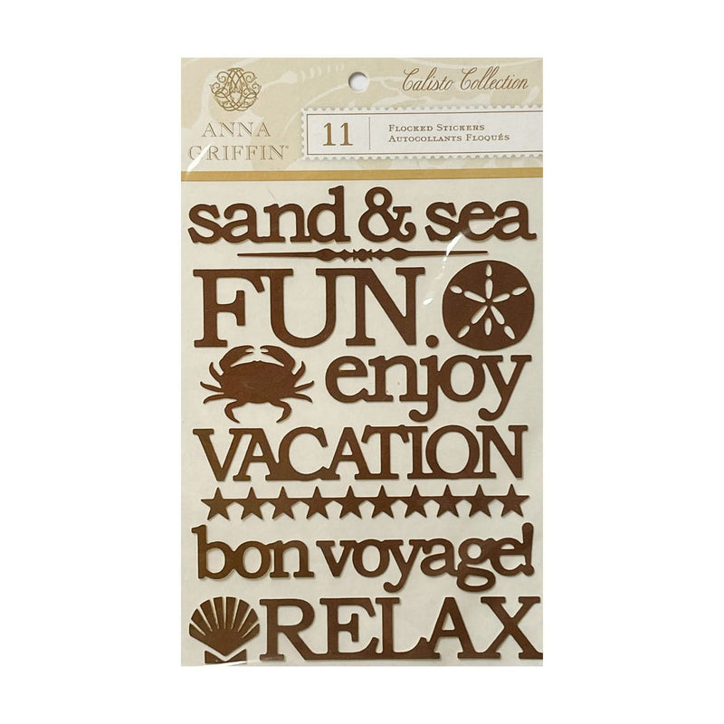 Anna Griffin Flocked Stickers - Calisto Collection*