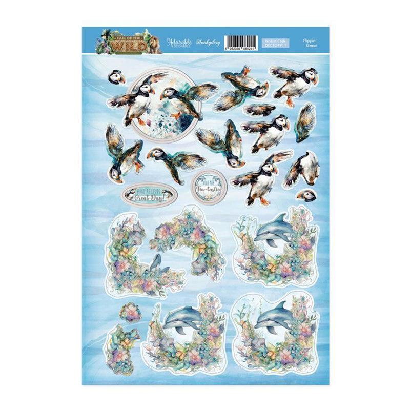 Hunkydory Flippin' Great Decoupage Topper Sheet*
