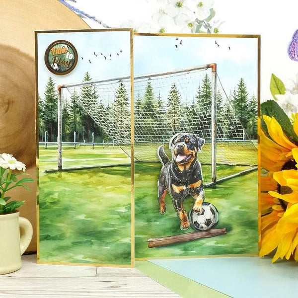 Hunkydory Rottweiler & German Shepherd Decoupage Topper Sheet*