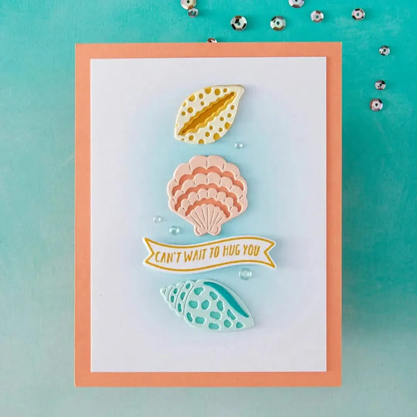 Hero Arts Etched Dies Set - Sophisticated Shells