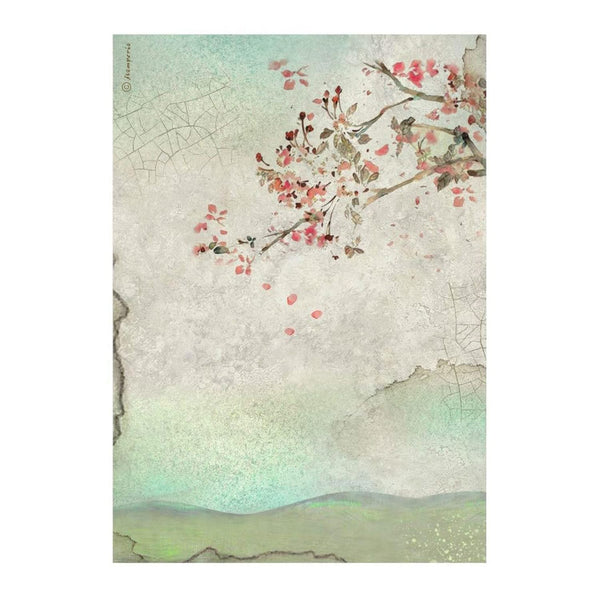 Stamperia Rice Paper A4 6/Pkg - House of Roses