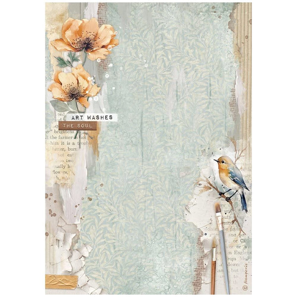 Stamperia Assorted Rice Paper A4 6/Sheets - Create Happiness Secret Diary