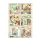 Stamperia Rice Paper Sheet A4 - Garden - 6 Cards