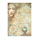 Stamperia Rice Paper Sheet A4 - Fortune - Face