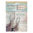Stamperia Rice Paper Backgrounds A6 8/Pkg - Venice City of Art