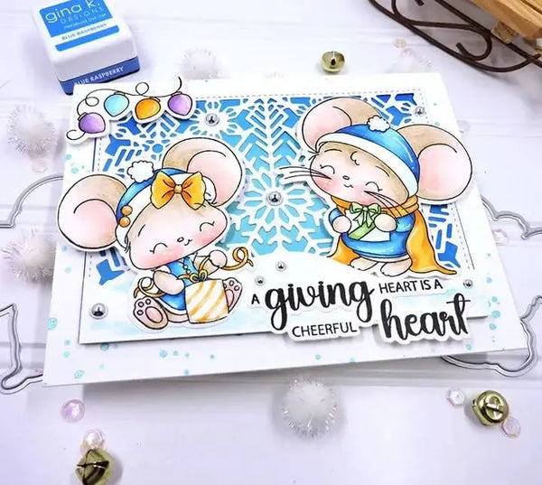 Gina K Designs Stamp & Die Set - Giving Hearts*