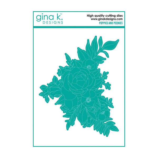 Gina K Designs Die Set - Poppies and Peonies*