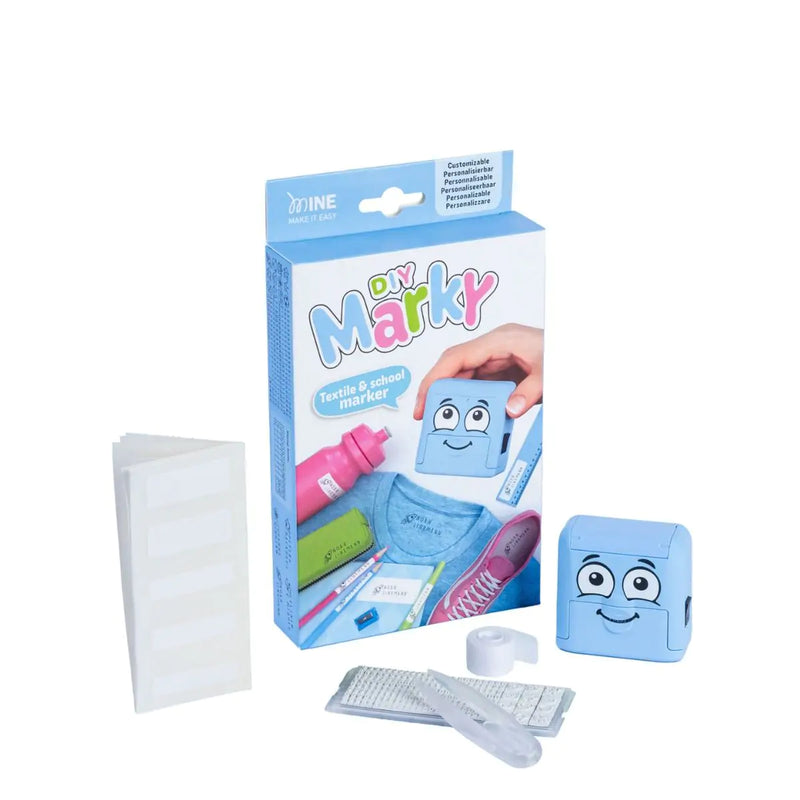 DIY Marky Textile Stamp Set - Blue