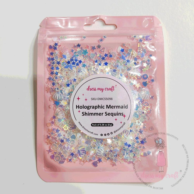 Dress My Craft Sequins 8gms Holographic Mermaid Shimmer
