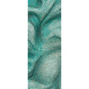 Close-up of textured teal fabric with a white background