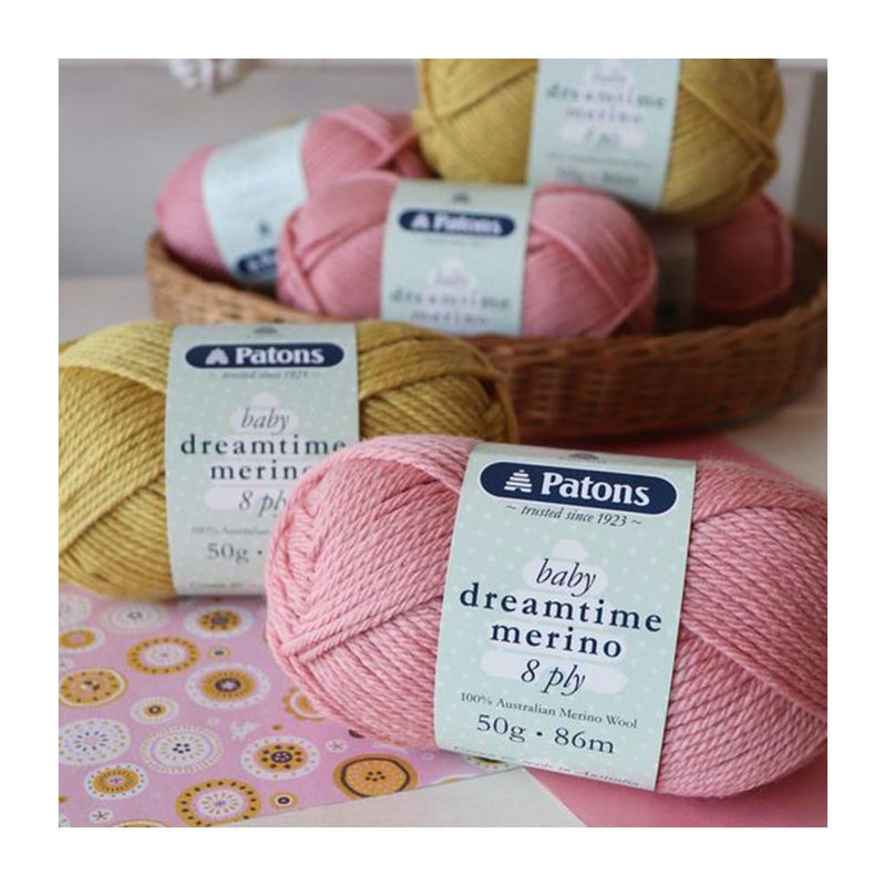 Patons Dreamtime Merino Wool 8ply 50g - Blue Jeans
