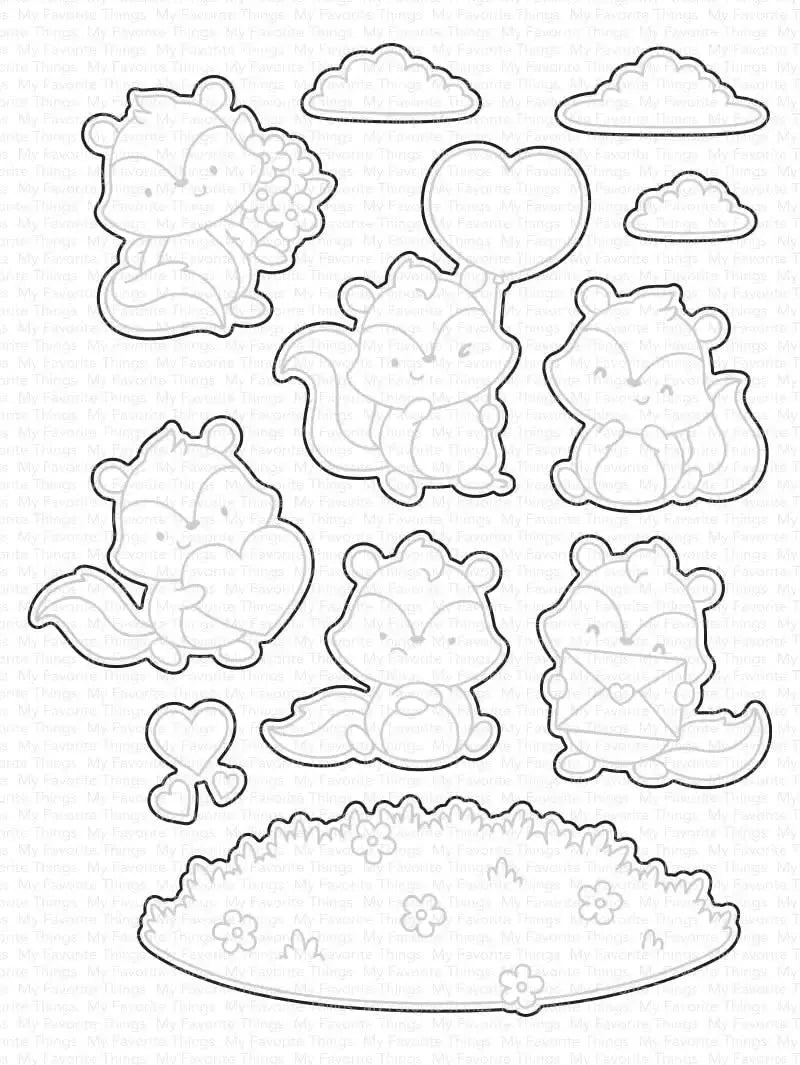 My Favorite Things Stamp & Die Duo - Scent-sational Skunks*