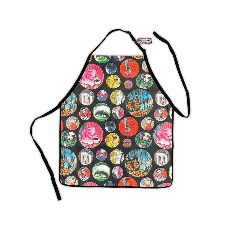 Dylusions Dyalog Apron 2025 31.5"X28" Black