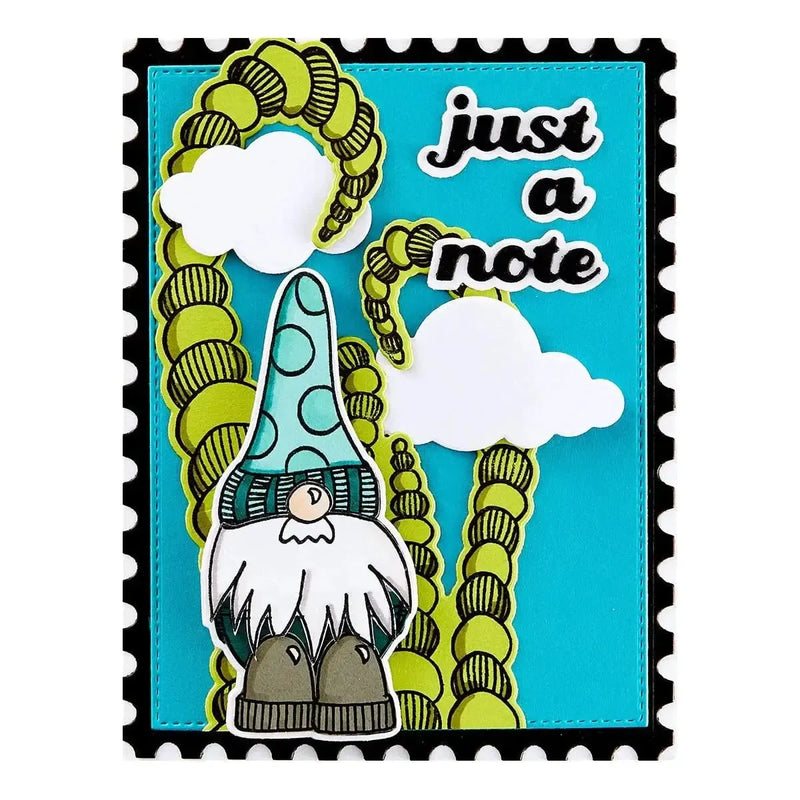 Dyan Reaveley's Dylusions Cling Stamp Collections 8.5"X7" - No Place Like Gnome*