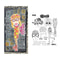 Dyan Reaveley's Dylusions Cling Stamp Collections 8.5"x 7" - Dinky Dolls Set