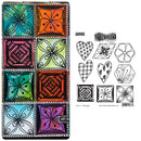 Dyan Reaveley’s Dylusions Cling Stamp Collections 8.5" x 7" – Block It