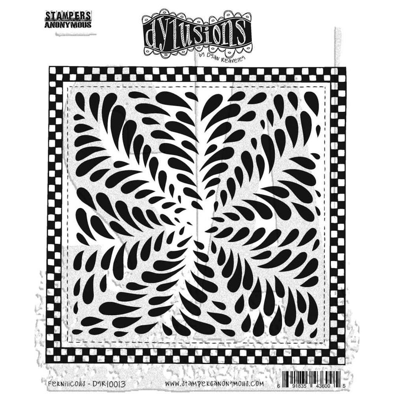 Dyan Reaveley's Dylusions Cling Stamp Collections 8.5"X7" - Fernilicious*