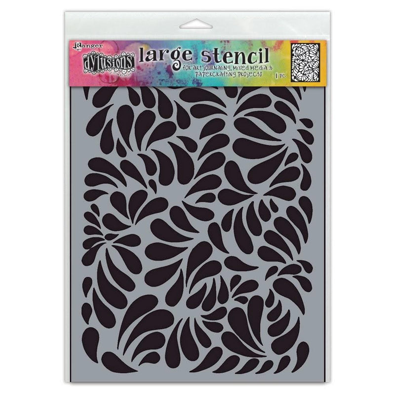 Dyan Reaveley's Dylusions Stencils 9"X12" Brush Strokes Large