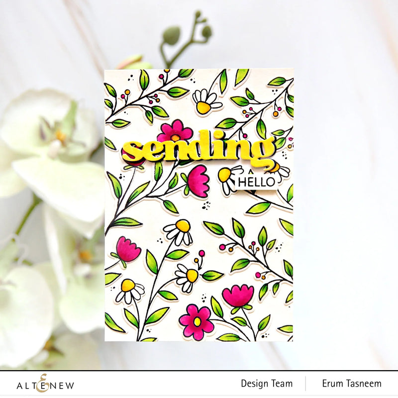 Altenew Dainty Flowers Stamp Set*