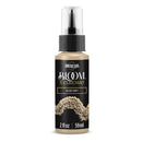 A bottle of Americana BLOOM Textured Paint in the 'Desert Drift' color, featuring a black label with gold and white lettering and a textured paint sample graphic, on a clean white background.