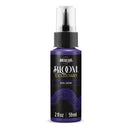 A bottle of Americana BLOOM Texture Paint in the 'Royal Orchid' color, featuring a black label with purple text and a textured orchid pattern, on a white background.