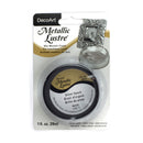 DecoArt Metallic Lustre wax metallic finish in Silver Spark, 1 fl. oz. (29ml), in its original retail blister packaging.