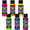 DecoArt Black Light Neon Acrylic Paint Set 6/Pkg