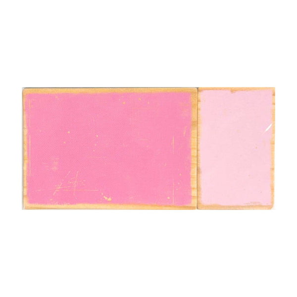 Deluxe Designs Distressed Chip Bases - Rectangles - Pink
