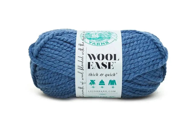 Lion Brand Wool-Ease Thick & Quick Yarn - Denim