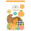 Doodlebug Doodle-Pops 3D Sticker Horn Of Plenty, Farmhouse*