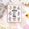 Pinkfresh Studio Cling Stamp Set 4.25"X5.5" Beautiful Botanicals