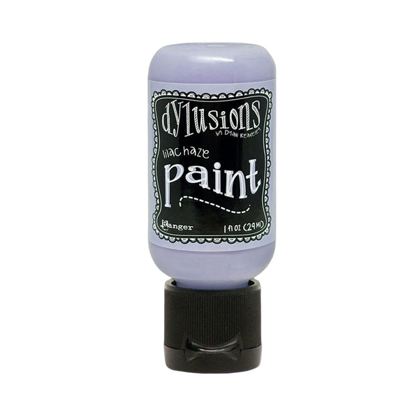 Bottle of Dylusions paint with a black label on a white background