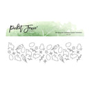 Picket Fence Studios Clear Stamp - Rectangular Seamless: Easter Festivities