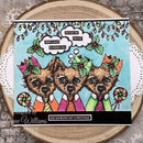 Creative Expressions 6"x8" Clear Stamp Set By Jane Davenport - Santa Paws*