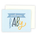 Echo Park Greeting Card 1/Pkg Welcome Baby Boy