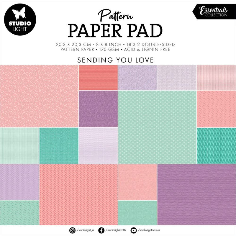 Studio Light Essentials Patterned Paper Pad 8