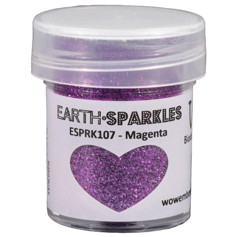 WOW! Earth Sparkles Glitter 15ml - Magenta