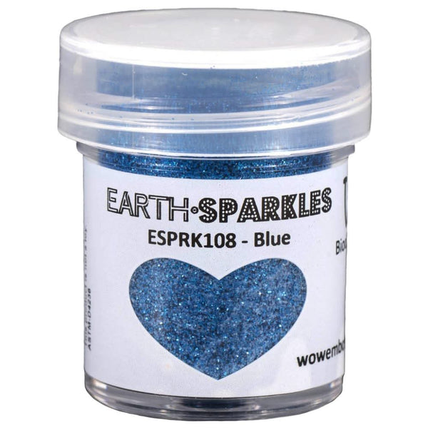 WOW! Earth Sparkles Glitter 15ml - Blue