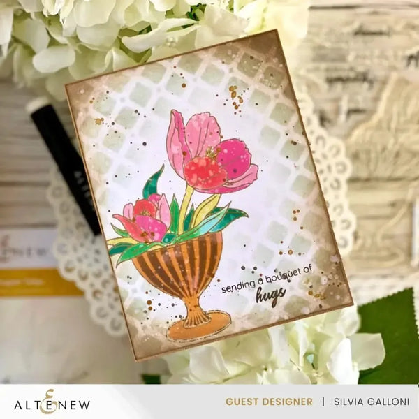 Altenew Build-A-Garden: Elegant Tulips Outline Stamp Set*