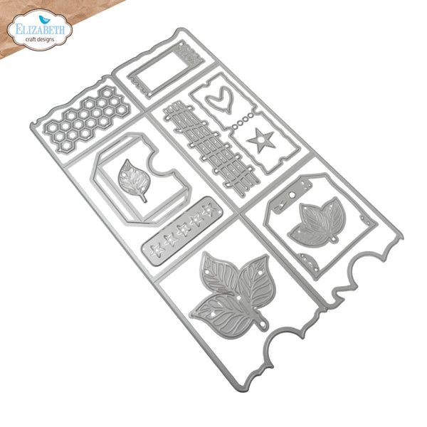 Elizabeth Craft Designs Beautifully Worn Metal Die Set - Off the Edge Pocket