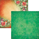 Elizabeth Crafts Double-Sided Cardstock Pack 12"X12" Festive Holly