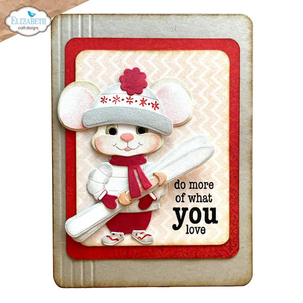 Elizabeth Craft Cute & Whimsical Die Big Mouse Winter Accessories