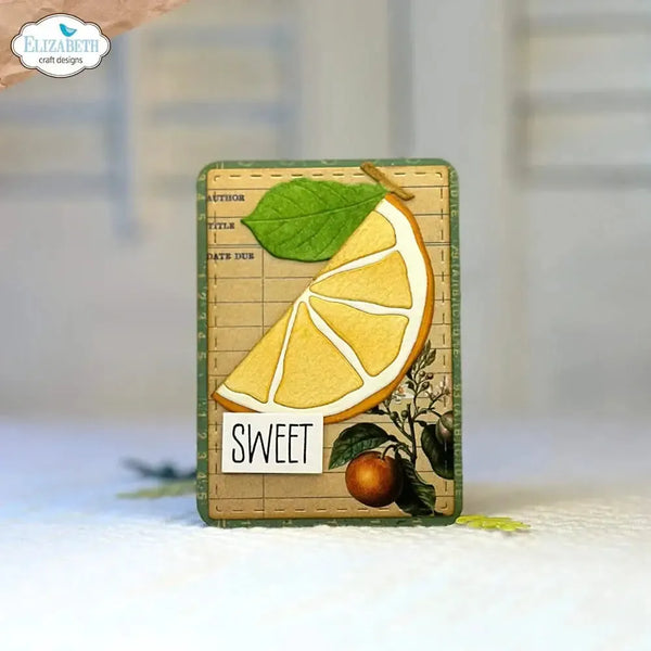 Elizabeth Craft Metal Dies Fresh Fruit