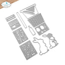 Elizabeth Craft Metal Dies Picnic Basket & Bunny