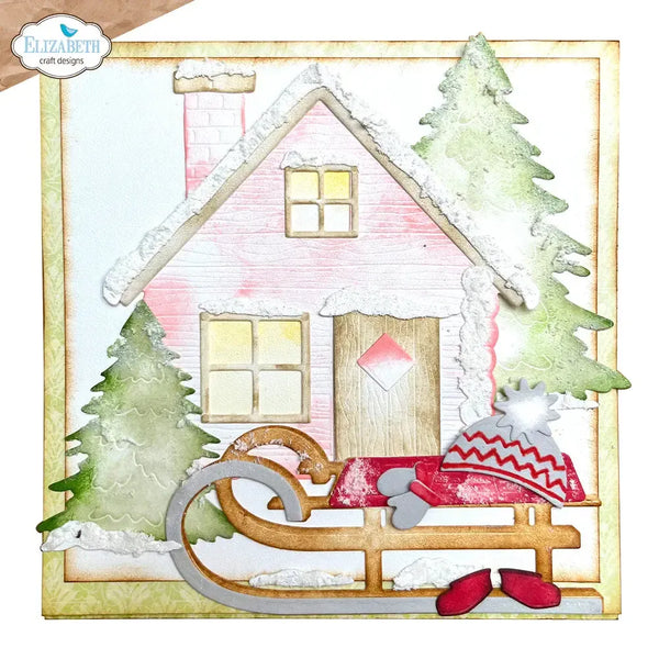 Elizabeth Craft Cute & Whimsical Die Winter Scenery Accessories
