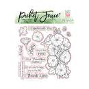 Picket Fence Studios Hollyhocks in Bloom Coordinating Die Set