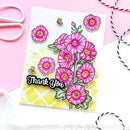Picket Fence Studios Clear Stamp Set - Hollyhocks in Bloom