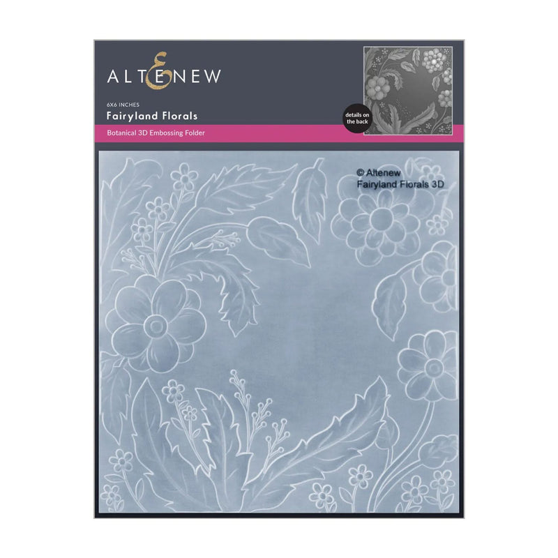 Altenew Fairyland Florals Botanical 3D Embossing Folder*